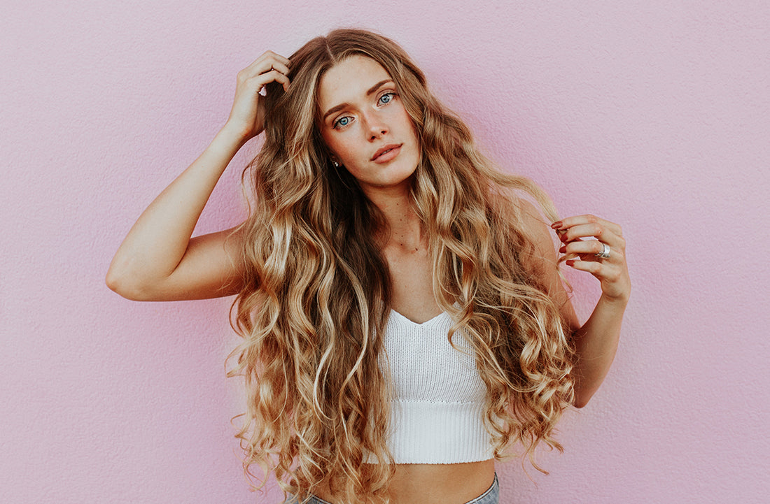 Long curly brown hair is very special!