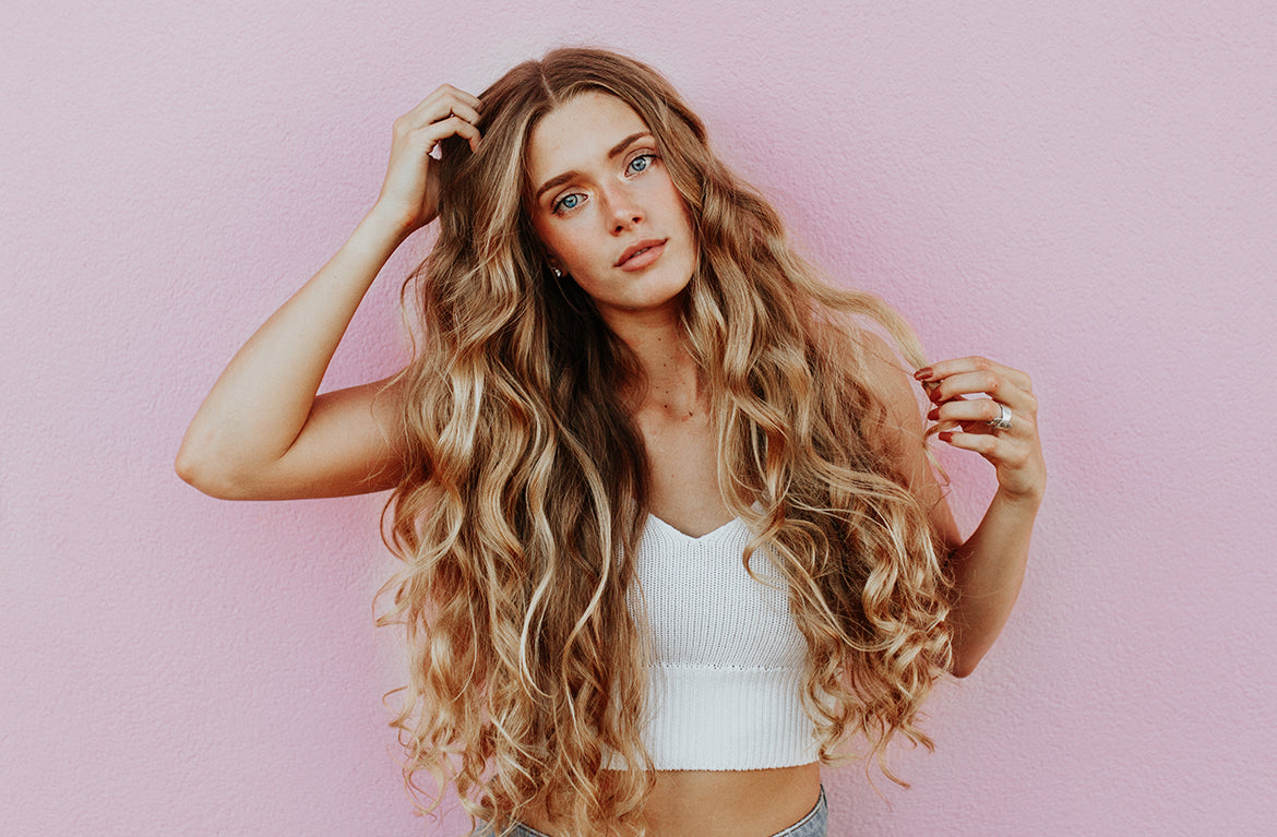 Long curly brown hair is very special!